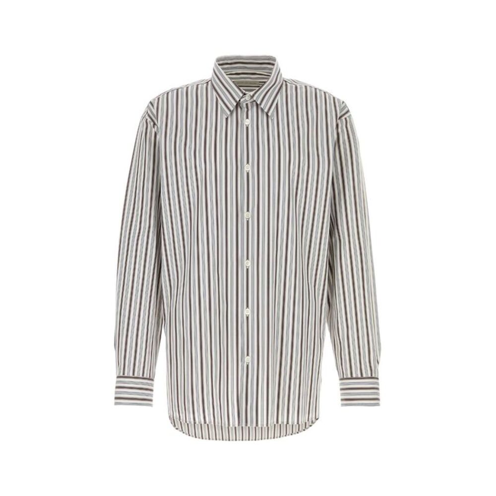 Dries Van Noten Men Embroidered Poplin Croom Shirt